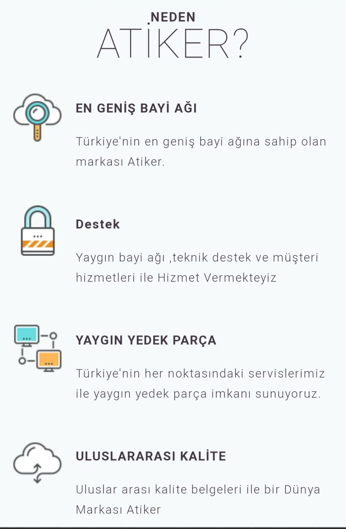 Atiker İzmir Yetkili Bayi Servis işlemleri